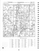 Pokegame - East, Chengwatana - West, Pine City - Northwest, Pine County 1972